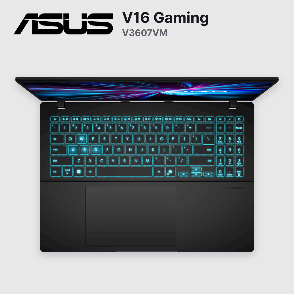 Laptop ASUS V16 Gaming V3607VM Core 7-240H 16GB 512GB SSD RTX 5060 16" (90NB16K1-M000P0)