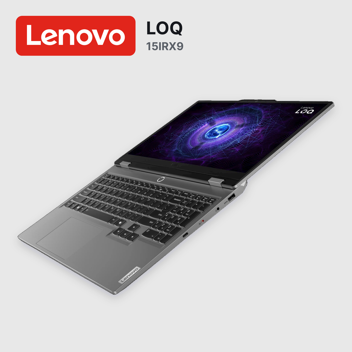 Laptop Lenovo LOQ 15IRX9 Core I7-13650HX 16GB 512GB SSD RTX 3050 15.6" (83DV0187LM)