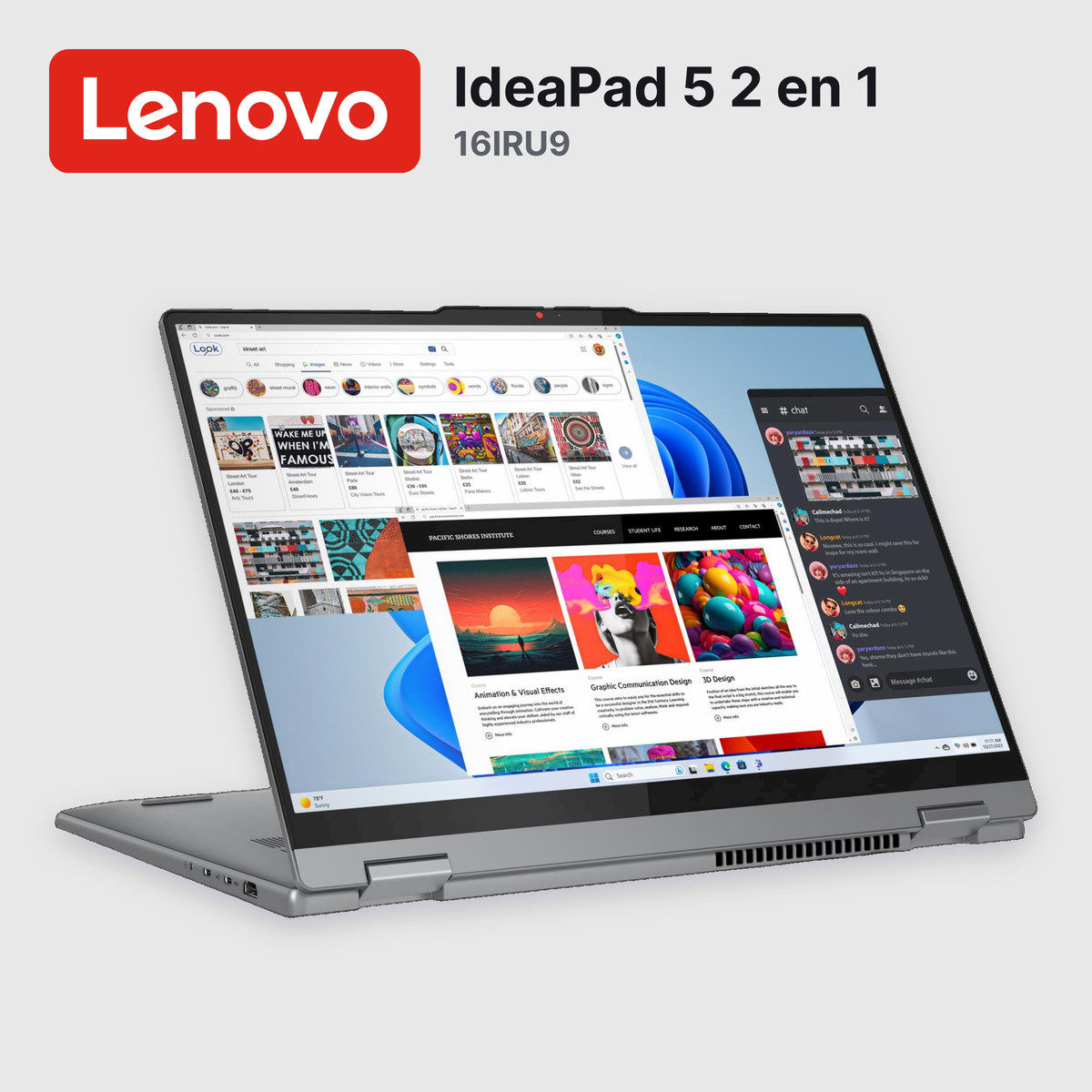 Laptop Lenovo IdeaPad 5 2 en 1 16IRU9 Core 5-120U 16GB 512GB SSD 16" (83DU004VUS)