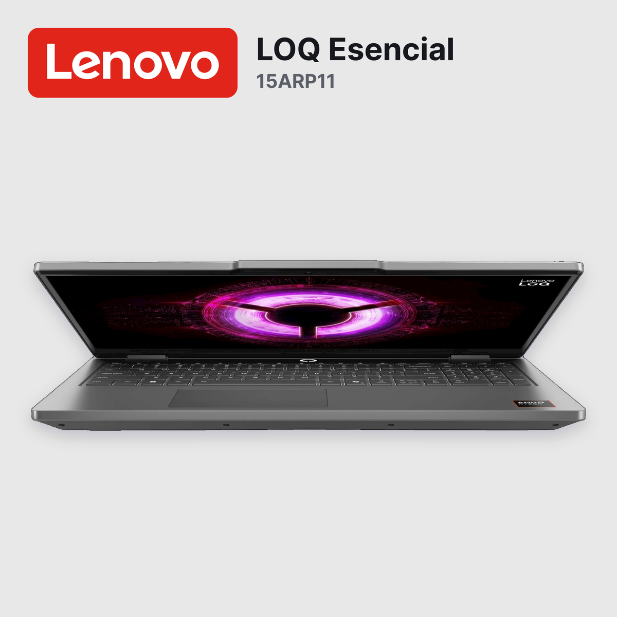 Laptop Lenovo LOQ Esencial 15ARP11 Ryzen 7-170 16GB 512GB SSD RTX 5050 15.6" (83VA001PUS)