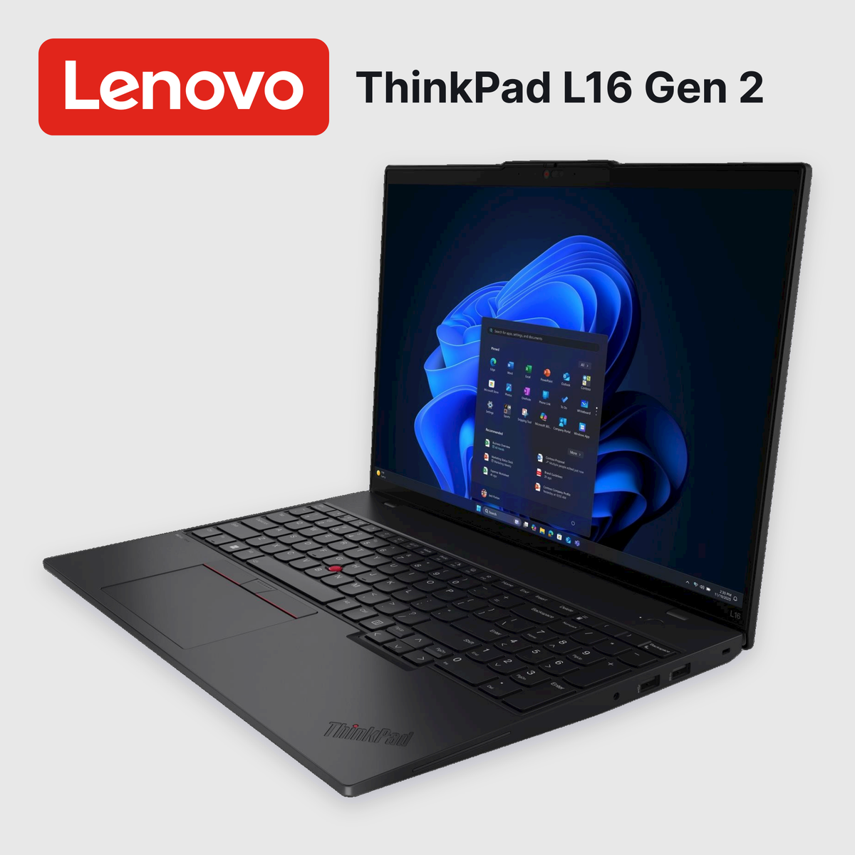 Laptop Lenovo ThinkPad L16 Gen 2 Ryzen 7-250 16GB 512GB SSD 16" (21SC001DLM)