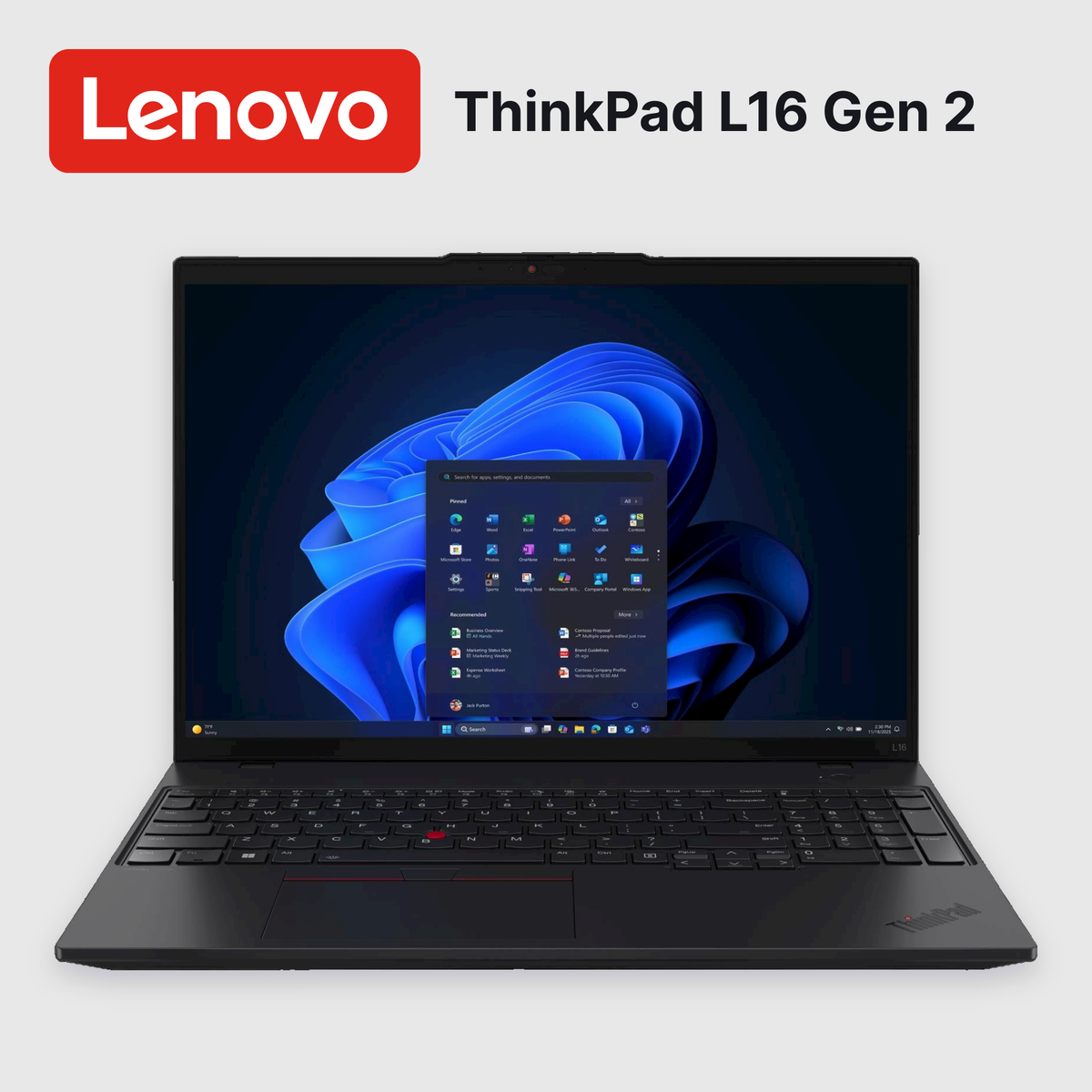 Laptop Lenovo ThinkPad L16 Gen 2 Ryzen 7-250 16GB 512GB SSD 16" (21SC001DLM)