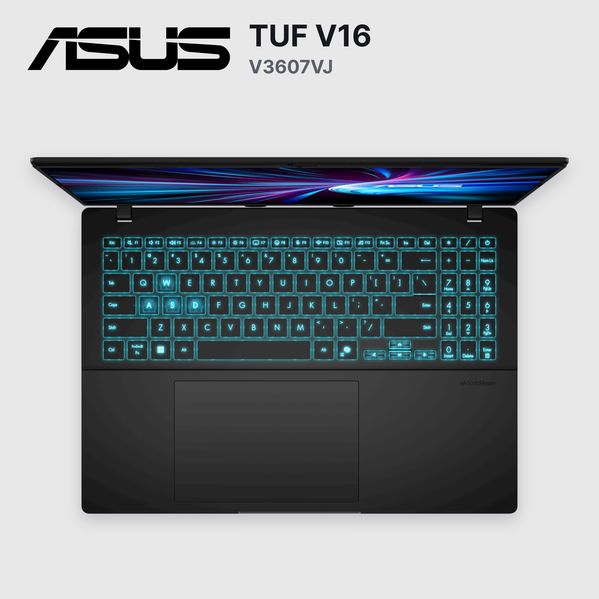 Laptop ASUS TUF V16 V3607VJ Core 5-210H 8GB 512GB SSD RTX 3050 16" (90NB15V1-M00CE0)
